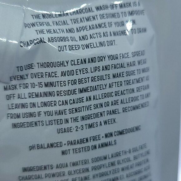 The Nobleman Men's Skin Care Regime Bundle Travel 6pc Set | Cleanser Scrub Mask - Picture 5 of 7